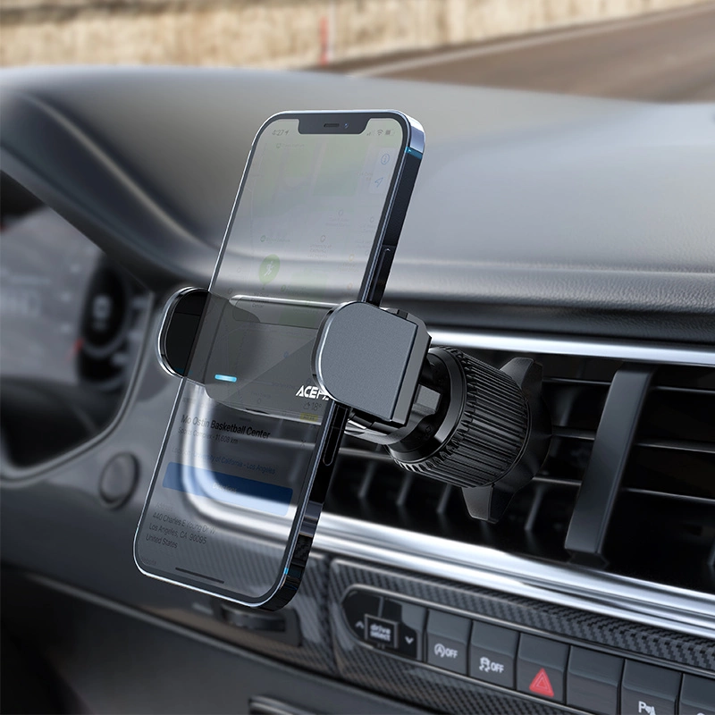 Acefast automobilinis telefono laikiklison the ventilation grille juodas (D9 juodas)