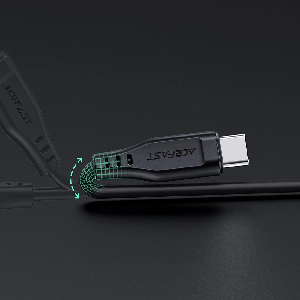 USB laidas MFI Acefast C3-01, USB-C iki Lightning, 30 W, 1,2 m (baltas)
