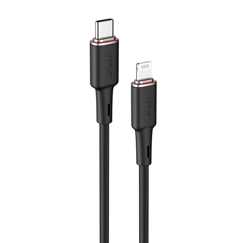 USB laidas Acefast C2-01 MFi PD30W USB-C to Lightning 1.2m juodas