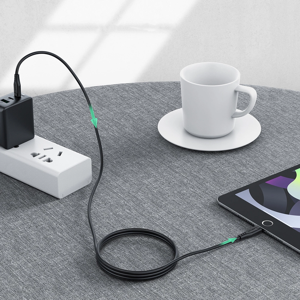 USB MFI laidas Acefast C3-01, USB-C do Lightning, 30 W, 1,2 m (juodas)