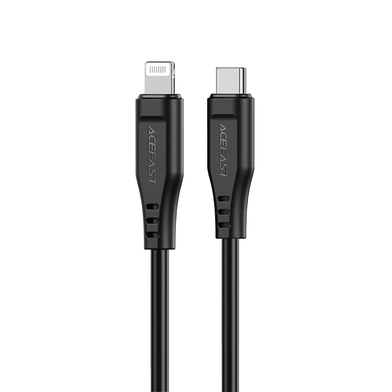 USB MFI laidas Acefast C3-01, USB-C do Lightning, 30 W, 1,2 m (juodas)