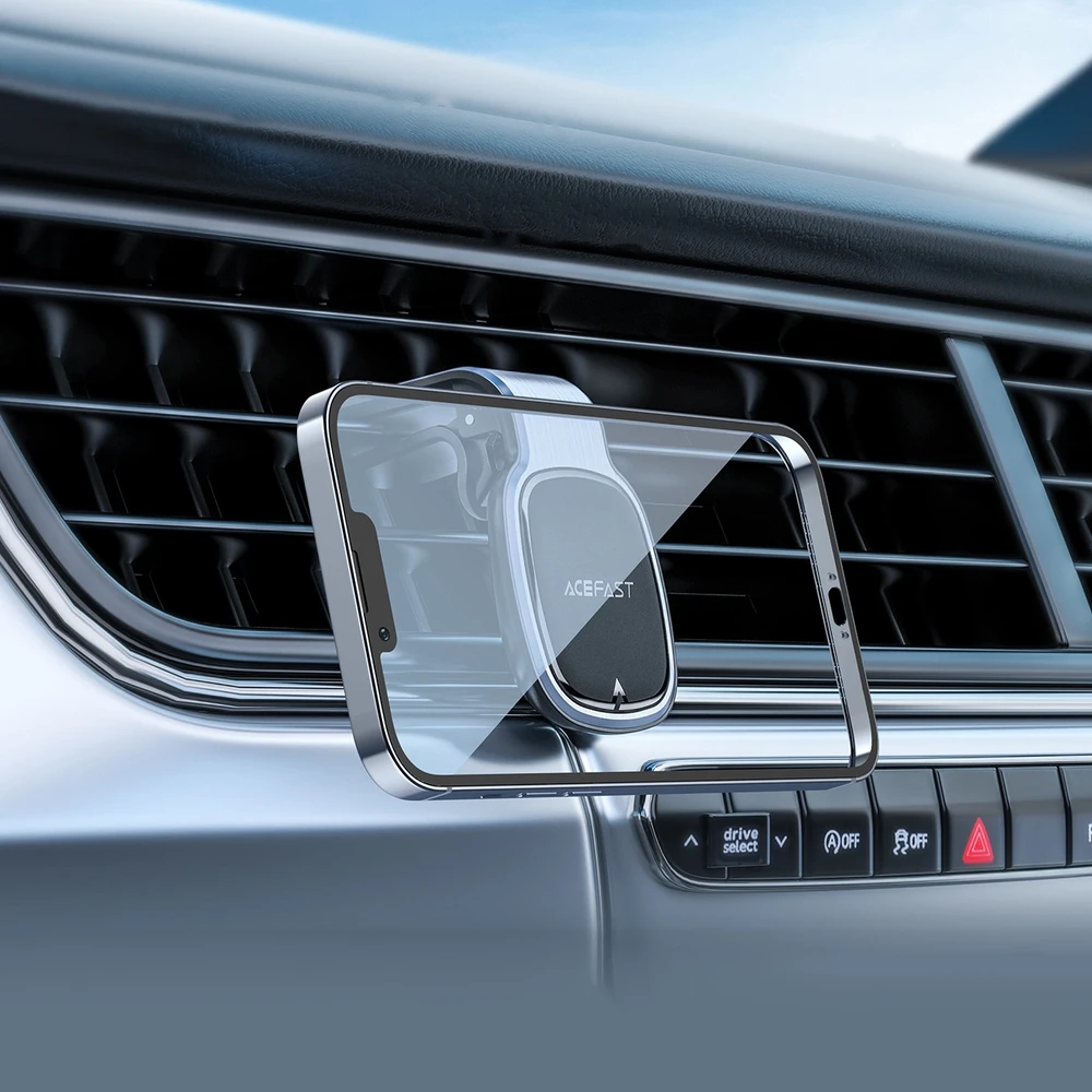 Automobilinis telefono laikiklis Acefast D16, tvirtinamas ant ventiliacijos grotelių, magnetinis