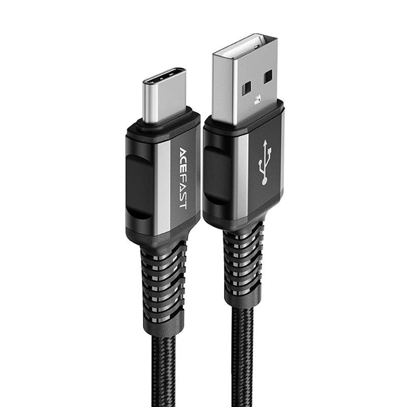 USB-C ir USB-C laidas 1.2 m Acefast C1-04 (juodas)