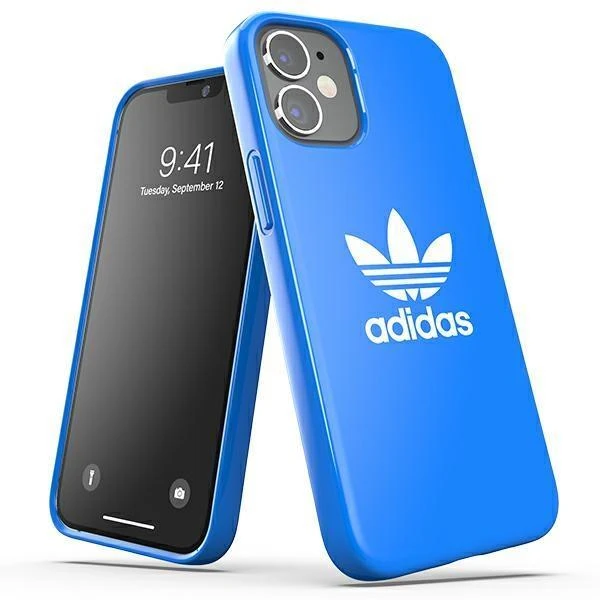 Dėklas Adidas OR SnapCase Trefoil skirtas iPhone 12 mini 42288, mėlynas