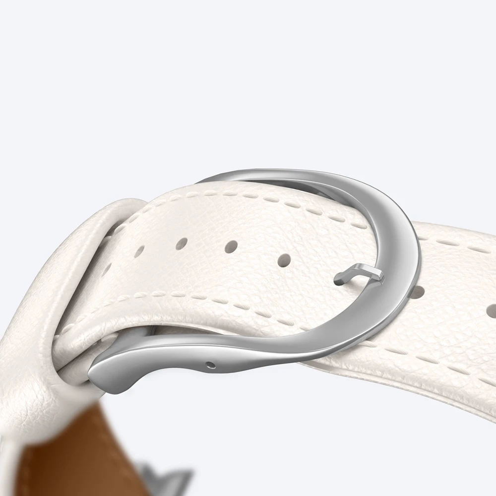 Nezatříděno „AmazingThing“ klasės odinis dirželis „Apple Watch 45 / 46 / 49 mm“ – šviesiai rudas gelsvas
