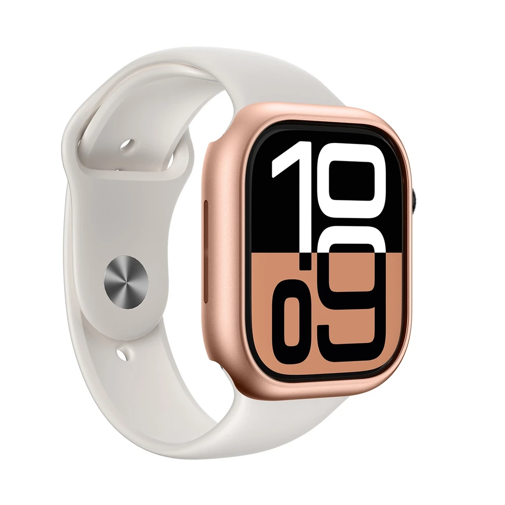 „AmazingThing“ minimalaus dizaino dėklas, skirtas „Apple Watch 46 mm“ – rožinio aukso spalvos