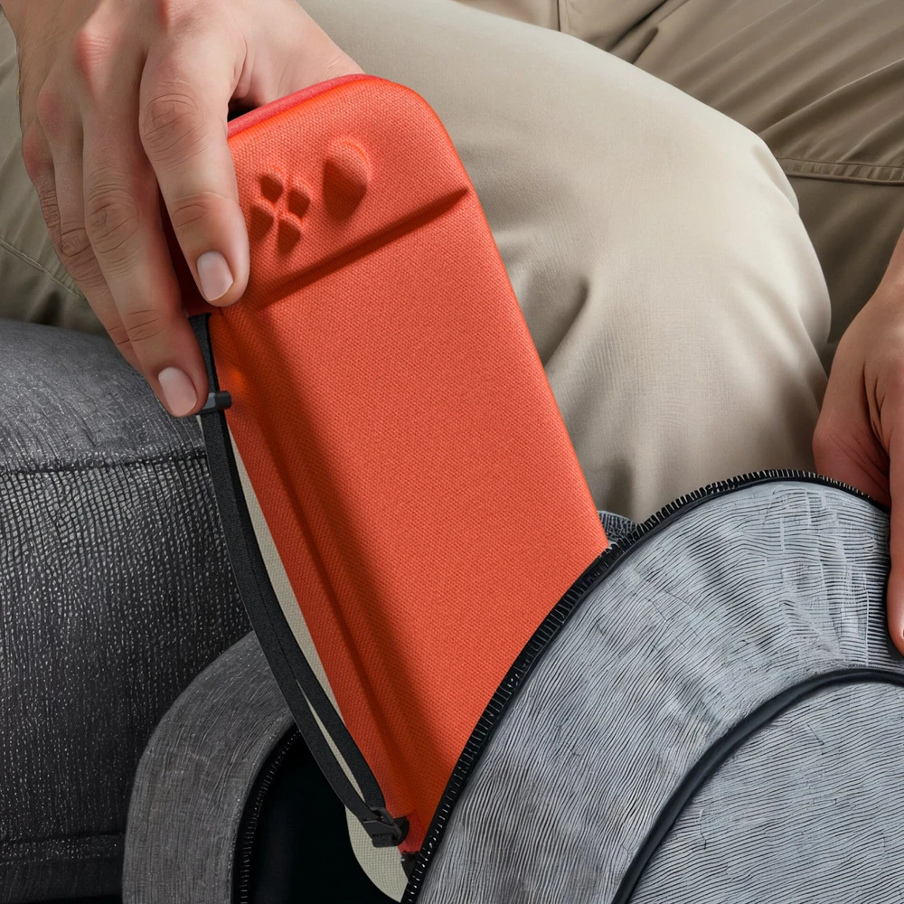 AmazingThing PlayShield EDC apsauginis dėklas skirtas Nintendo Switch 2 – raudonos spalvos