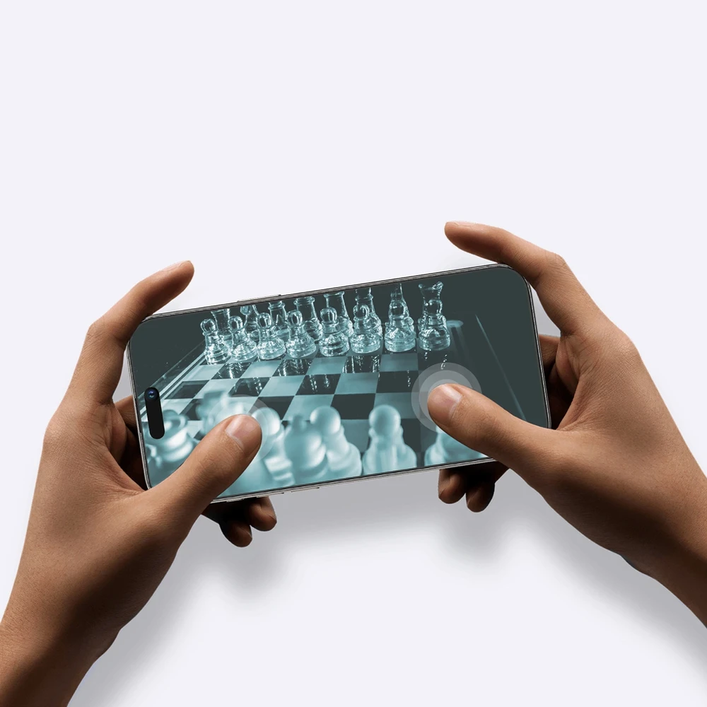 Nezatříděno „AmazingThing“ titano matinis grūdintas stiklas „iPhone 16 Pro“