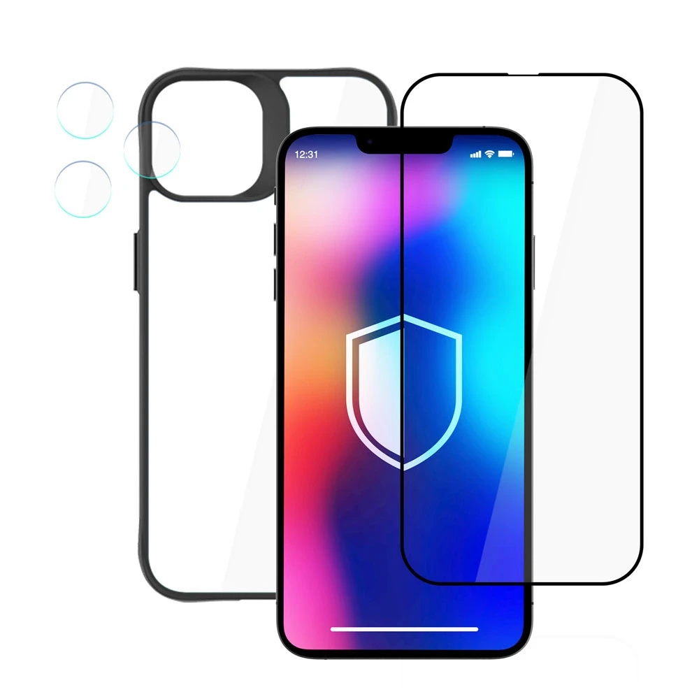 Dėklas Apple iPhone 13 Pro Max – 3mk komforto rinkinys 4 viename