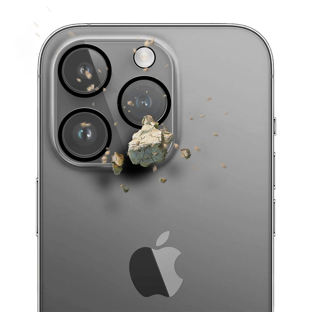 Apsauginis stiklas telefono kamerai Apple iPhone 14 Pro / 14 Pro Max 3MK Lens Protection Pro Full Cover