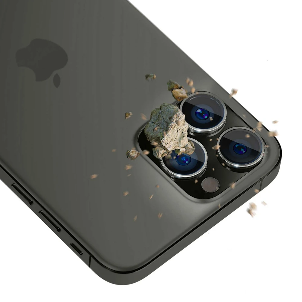 Apsauginis stikliukas kamerai 3mk Lens Pro Apple iPhone 15 Pro sidabrinis