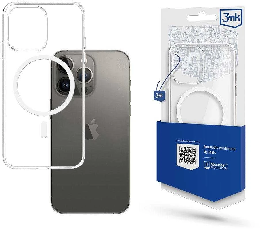 3MK MagCase Apple iPhone 15 Pro 6.1" skaidrus, suderinamas su MagSafe