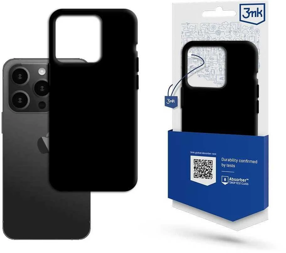 Dėklas 3mk Matt Case Apple iPhone 15 Pro juodas