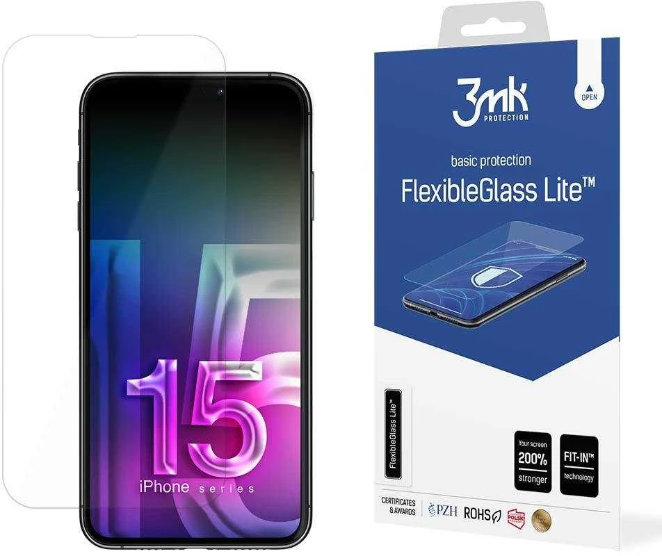 3MK FlexibleGlass Lite Apple iPhone 15 Pro Max6.7" hibridinis stiklas Lite