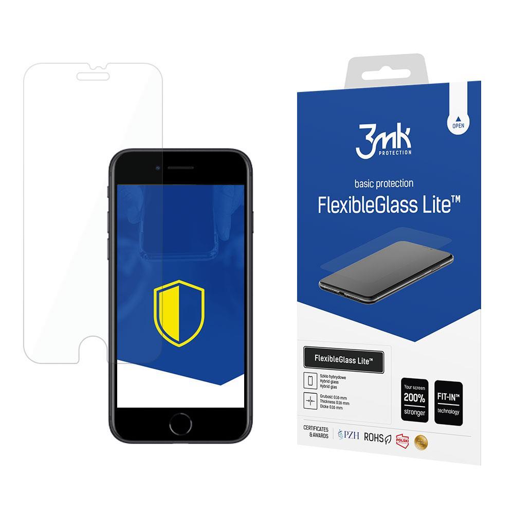3mk FlexibleGlass Lite - hibridinis stiklinis sijonas Apple iPhone SE 2022/2020
