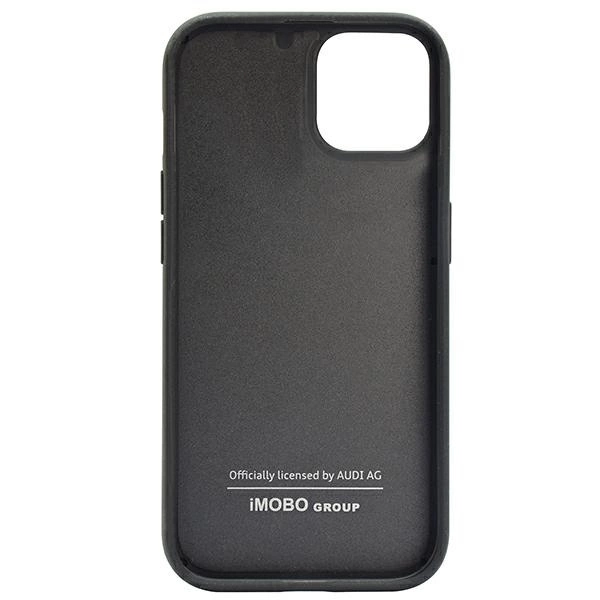 Dėklas Apple iPhone 14 Audi Carbon Fiber Stripe (AUS-TPUPCIP14-R8/D1-BK) juodos spalvos