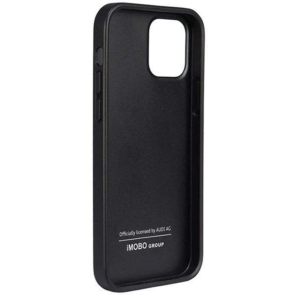 Audi Synthetic Leather Apple iPhone 11 Pro 5.8″ juodos spalvos kietas dėklas AU-TPUPCIP11-TT/D1-BK