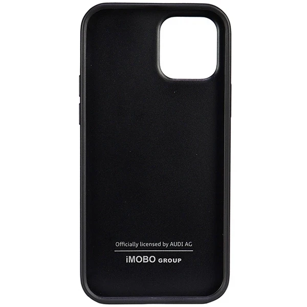 Audi Synthetic Leather Apple iPhone 11 Pro 5.8″ juodos spalvos kietas dėklas AU-TPUPCIP11-TT/D1-BK