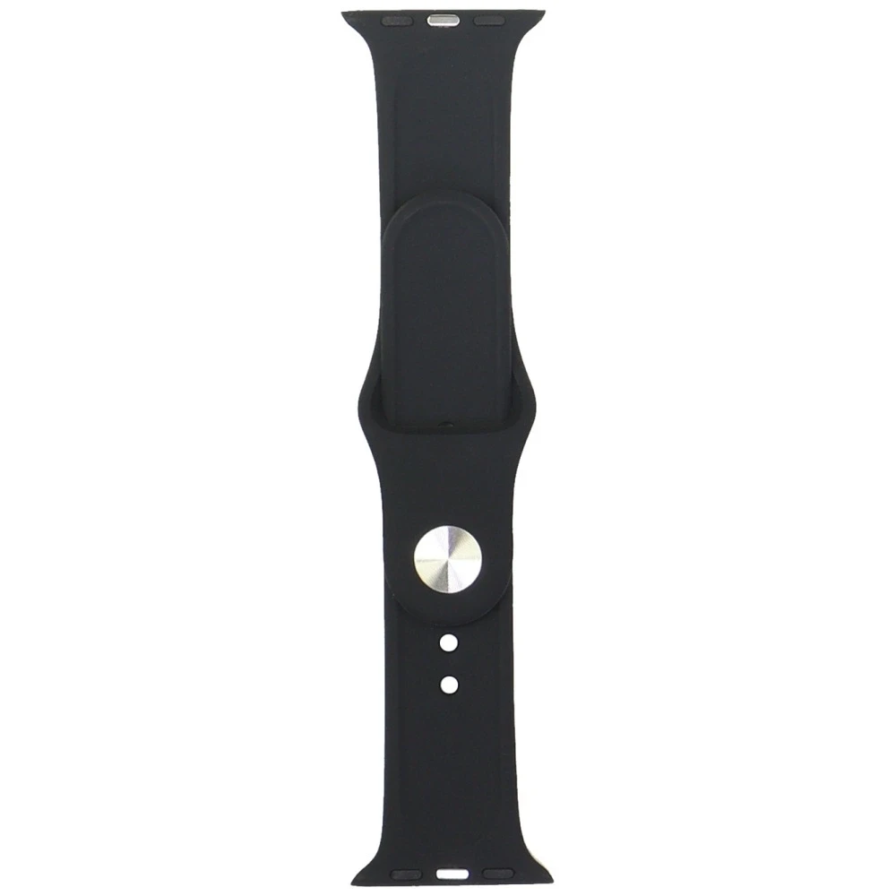 apyrankė Audi Sport Raudona Logo Silicone Watch apyrankė for Apple Watch 40/41/42mm juodos spalvos