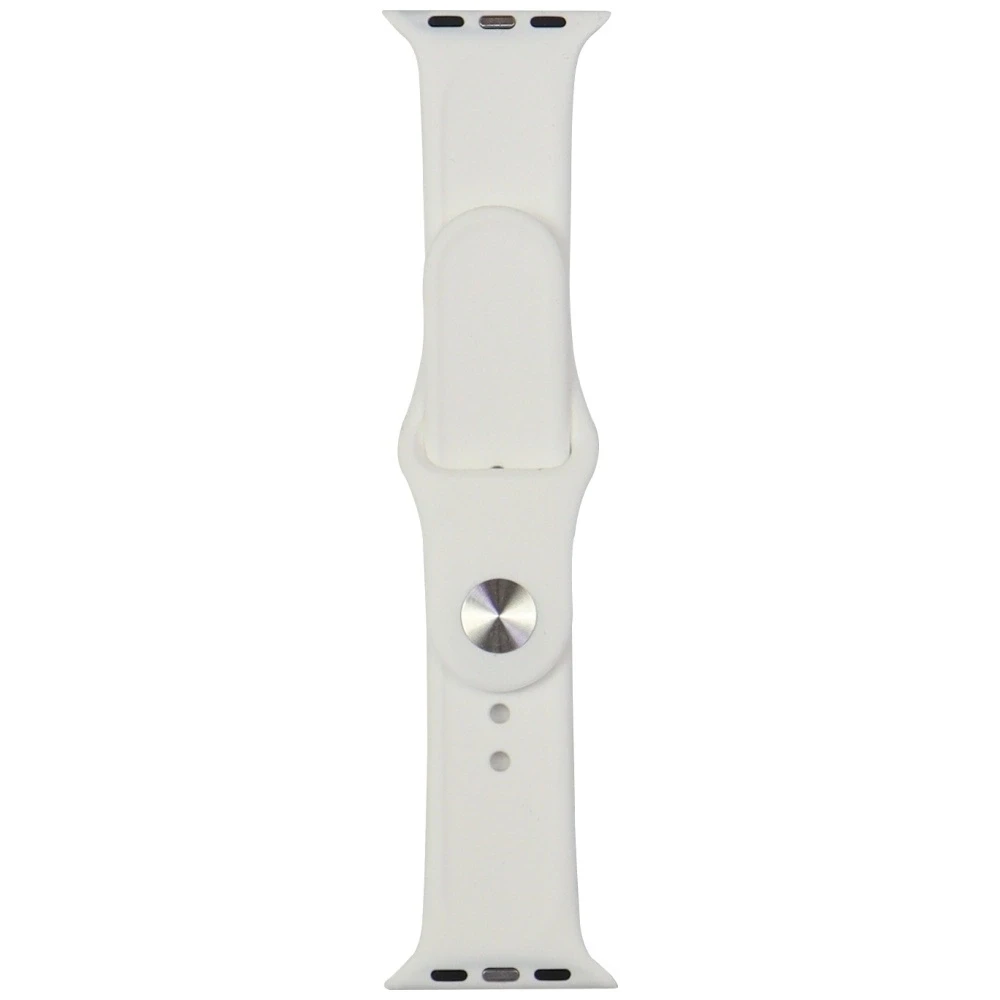 apyrankė Audi Sport Raudona Logo Silicone Watch apyrankė for Apple Watch 40/41/42mm baltos spalvos