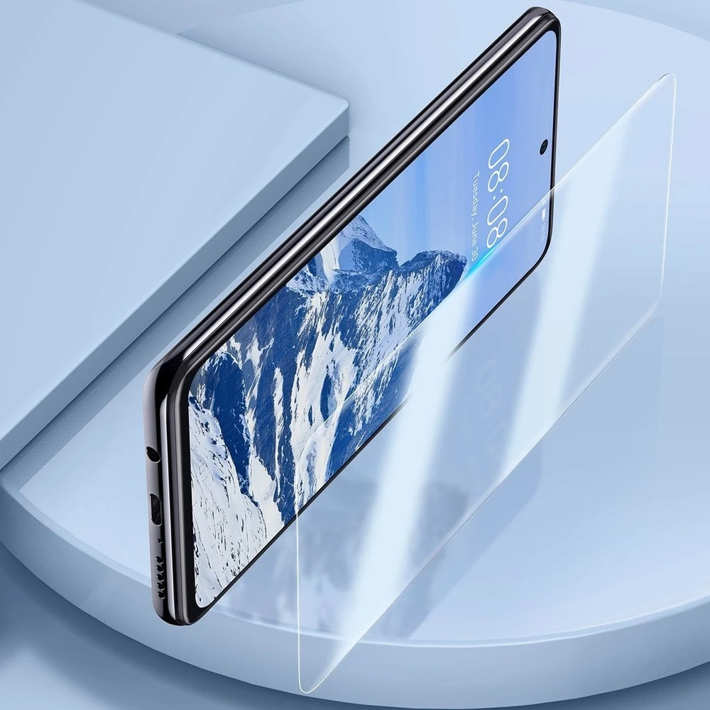 Baseus 2x viso ekrano apsauginė plėvelė 0,15 mm, skirta Xiaomi Redmi K40 / K40 Pro / Poco F3 skaidrus (SGMIK40-02)