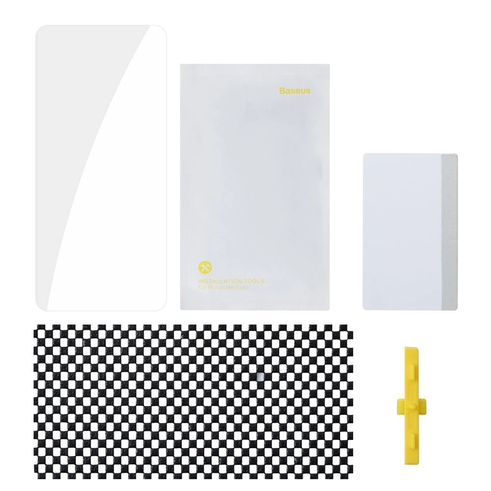 Baseus 2x viso ekrano apsauginė plėvelė 0,15 mm, skirta Xiaomi Redmi K40 / K40 Pro / Poco F3 skaidrus (SGMIK40-02)