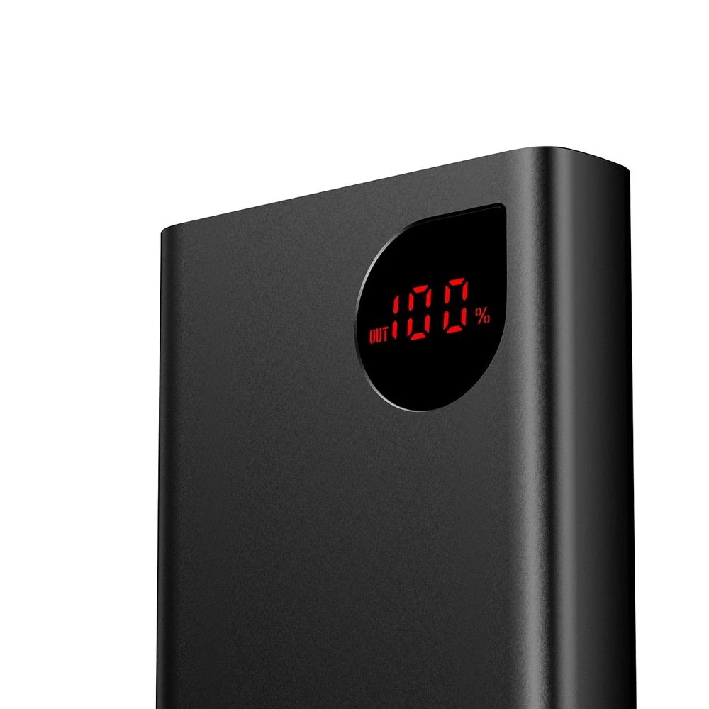 LiPo išorinis akumuliatorius (Powerbank) 20000mAh 22.5W su PD3.0 QC3.0 2xUSB + USB C ADAMAN Metal juodas BASEUS