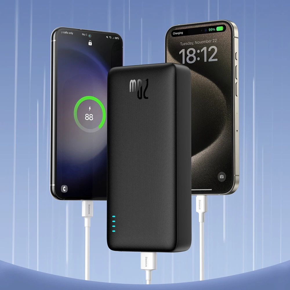 Baseus Airpow 20000mAh 20W maitinimo blokas (juodas)