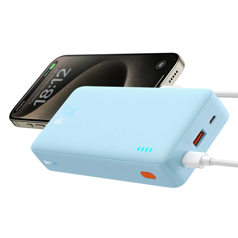 Baseus Airpow 20000mAh 20W maitinimo blokas (mėlynas)