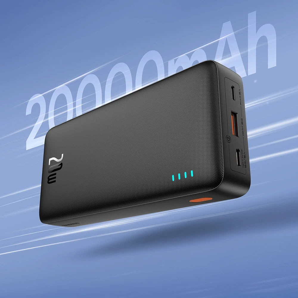 Baseus Airpow 20000mAh 20W maitinimo blokas (juodas)