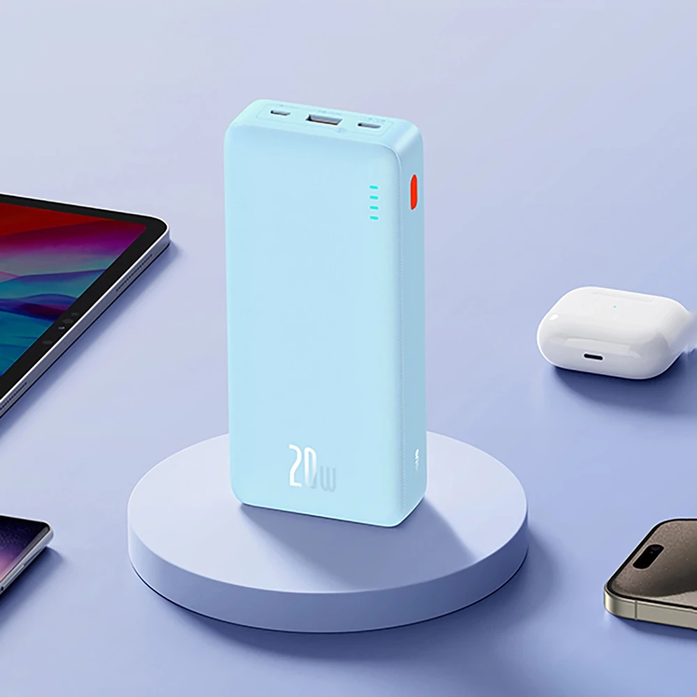 Baseus Airpow 20000mAh 20W maitinimo blokas (mėlynas)