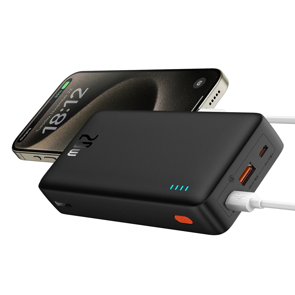 Baseus Airpow 20000mAh 20W maitinimo blokas (juodas)