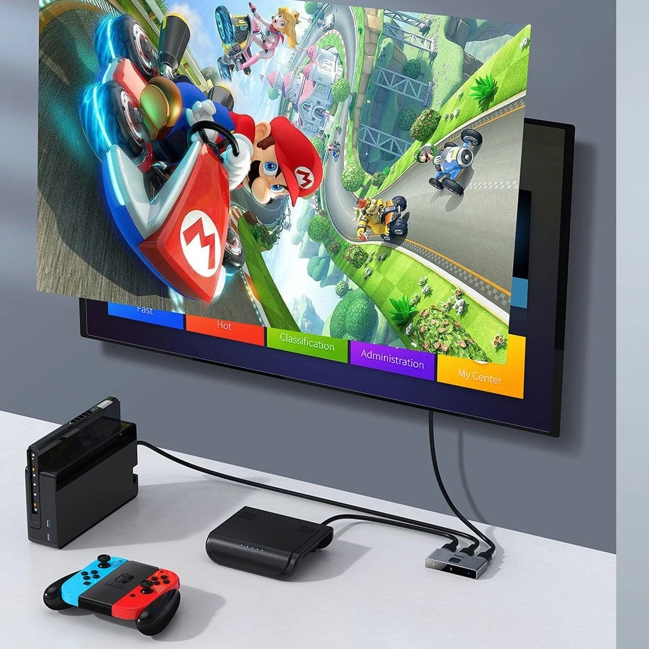 Baseus HDMI 4K dvikryptis perjungėjas (1->2 / 2->1)