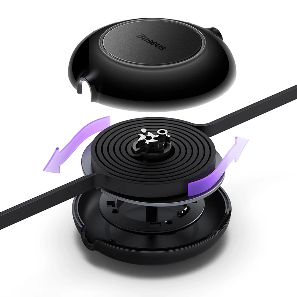 Baseus Bright Mirror 3 USB 3-in-1 kabelis skirtas micro USB USB-C Lightning 66W 2A 1.1m – Violetinė