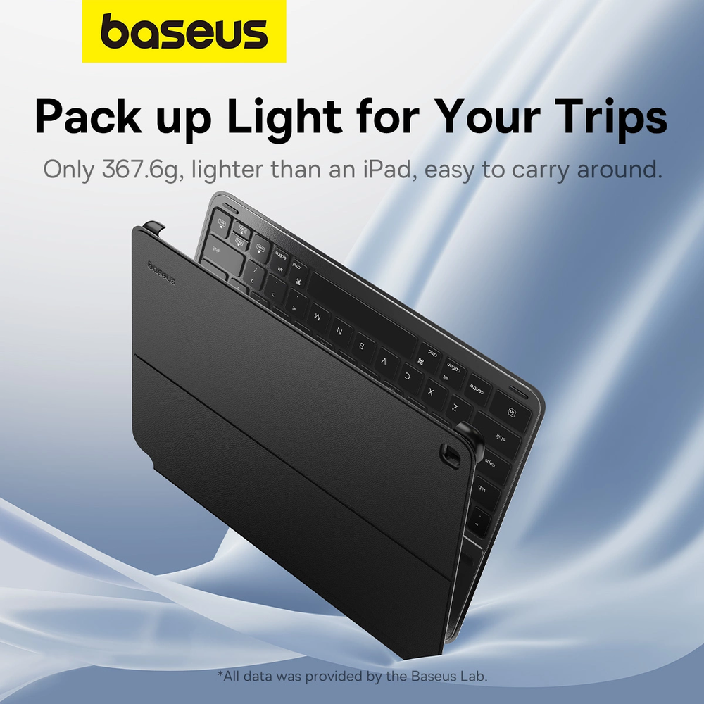 Magnetinis klaviatūros dėklas Baseus Brilliance forPad 10.2" (juodas)