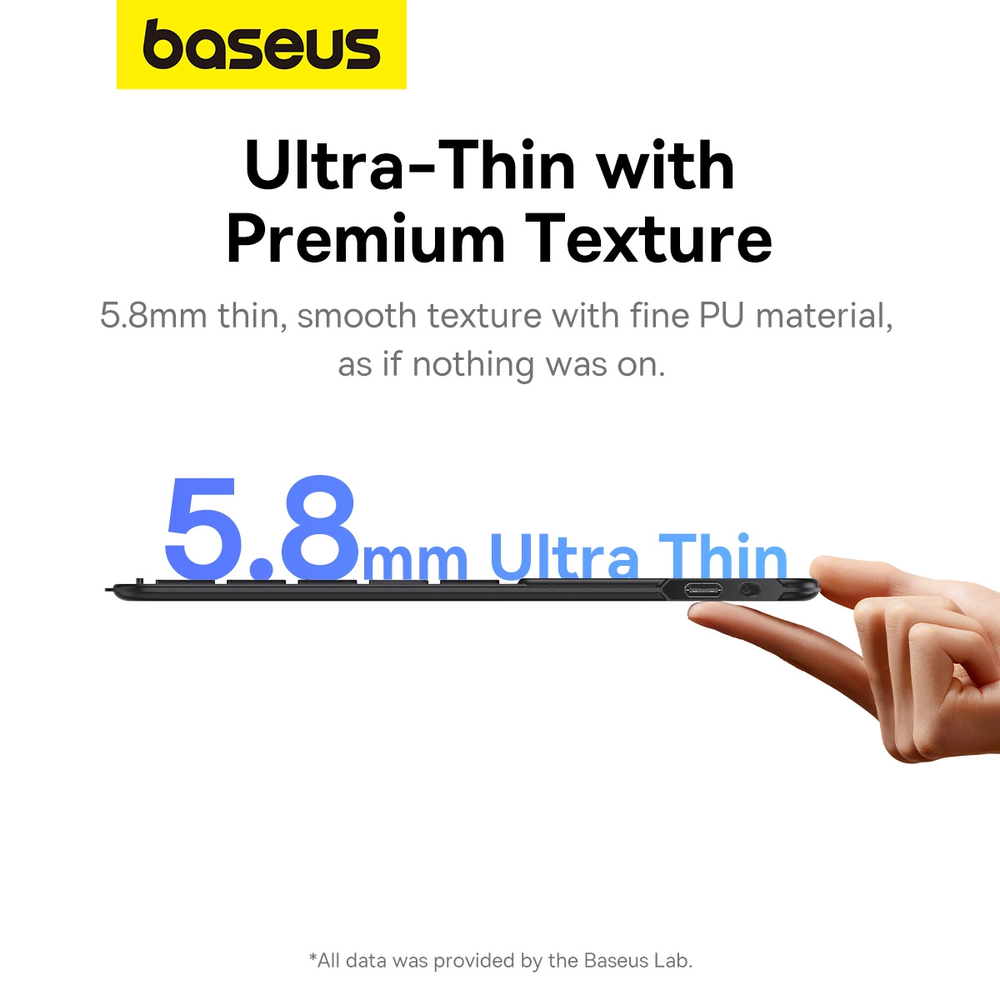 Magnetinis klaviatūros dėklas Baseus Brilliance forPad 10.2" (juodas)