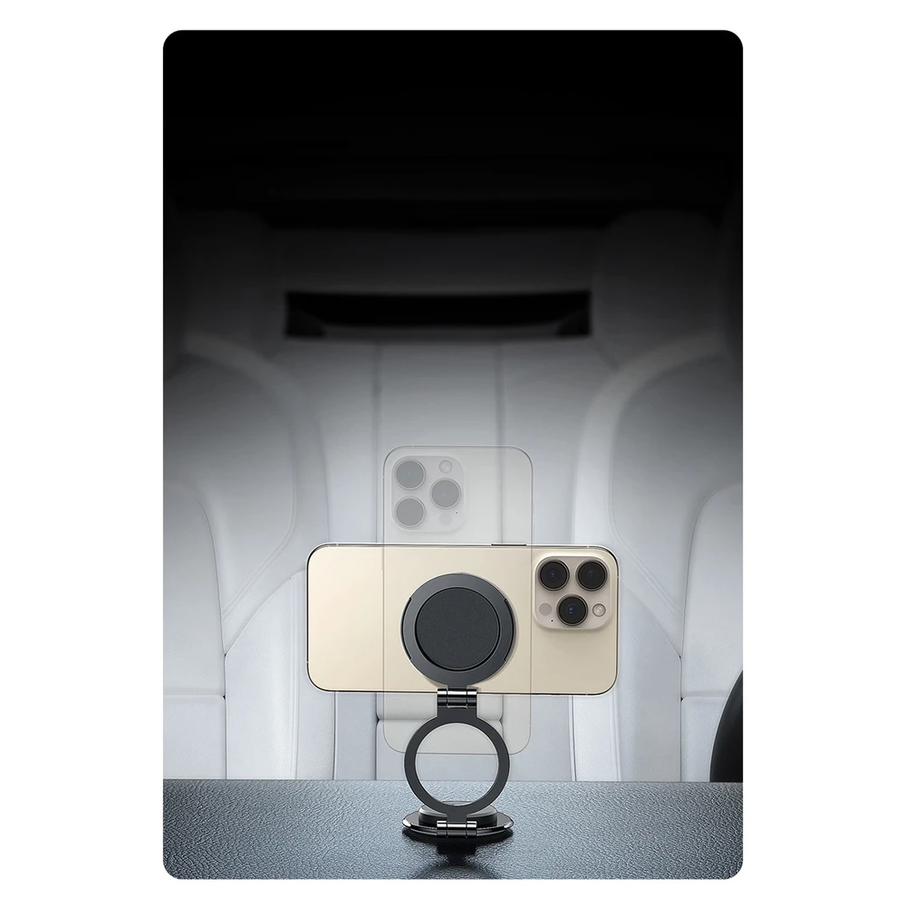 Baseus MagPro Magnetic Foldable Car Mount Cosmic juodos spalvos