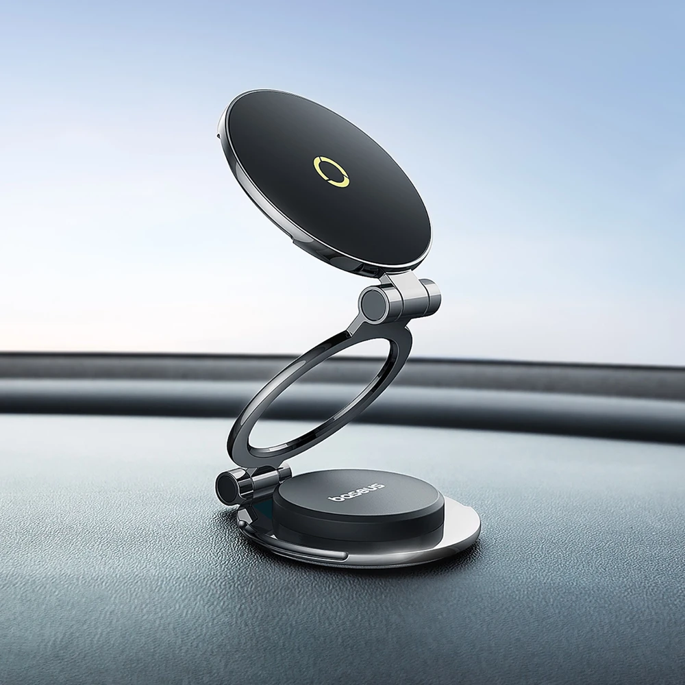 Baseus MagPro Magnetic Foldable Car Mount Cosmic juodos spalvos