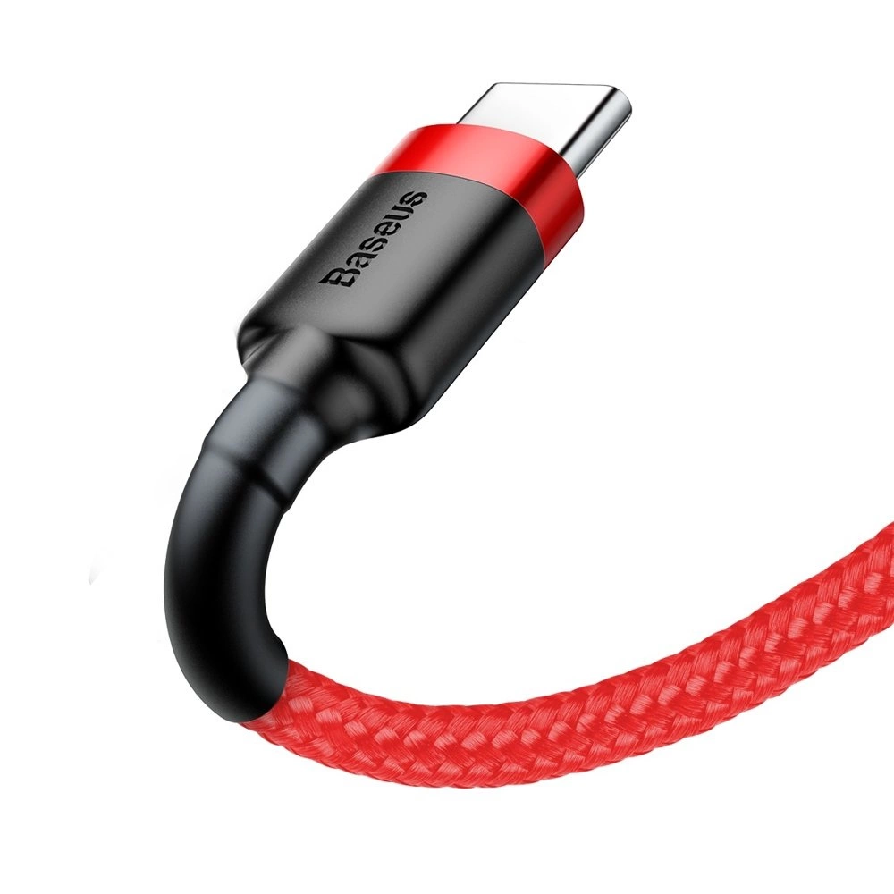 Baseus Cafule USB-C kabelis 2A 3m - Raudonas