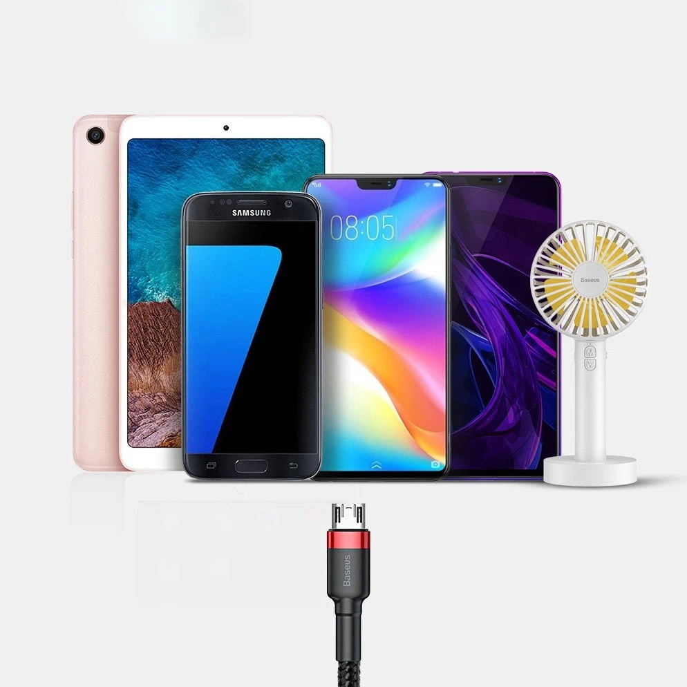 Baseus USB MicroUSB pakrovimo laidas | 2,0A/3m