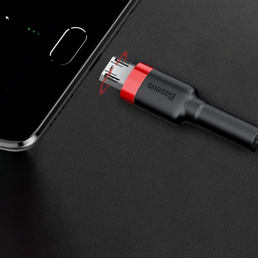 Baseus USB MicroUSB pakrovimo laidas | 2,0A/3m