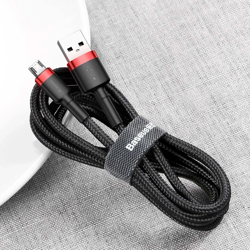 Baseus USB MicroUSB pakrovimo laidas | 1,5A/2m