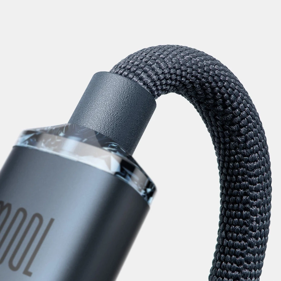Baseus Crystal USB-C - USB-C laidas 100W 1.2m - Juodas