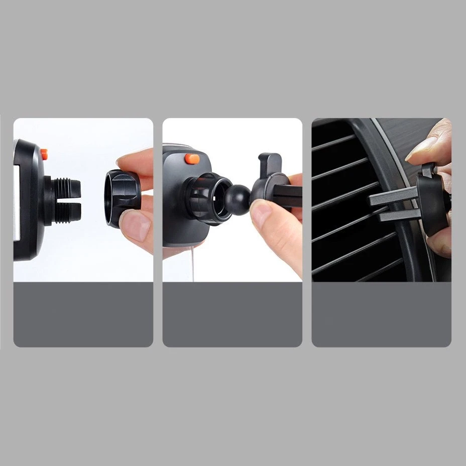 Baseus Easy Control Clamp automobilinis laikiklis - juodas