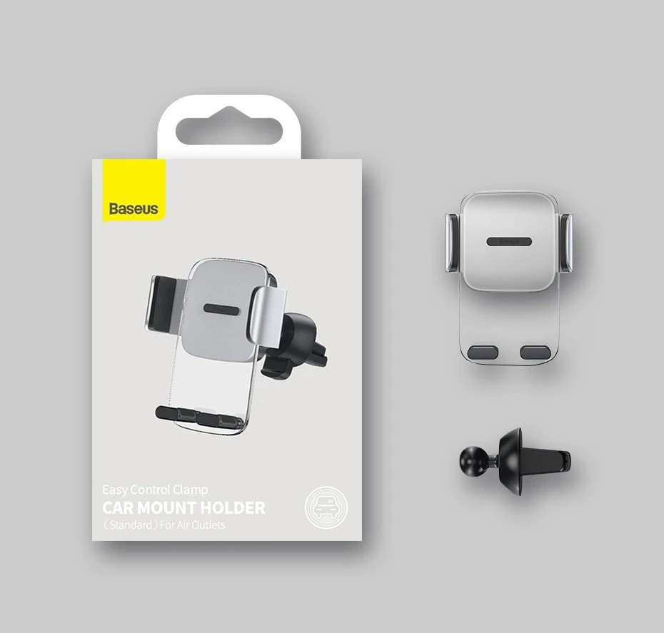 Baseus Easy Control Clamp automobilinis laikiklis - juodas