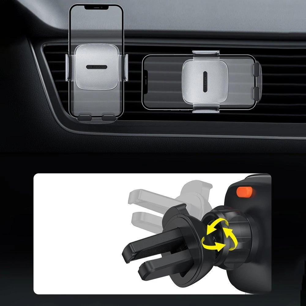 Baseus Easy Control Clamp automobilinis laikiklis - juodas