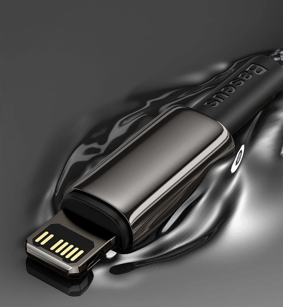 Baseus USB C tipo laidas - žaibiškai greitas įkrovimas su maitinimo šaltiniu 20W 2m Juodas (Juodas)