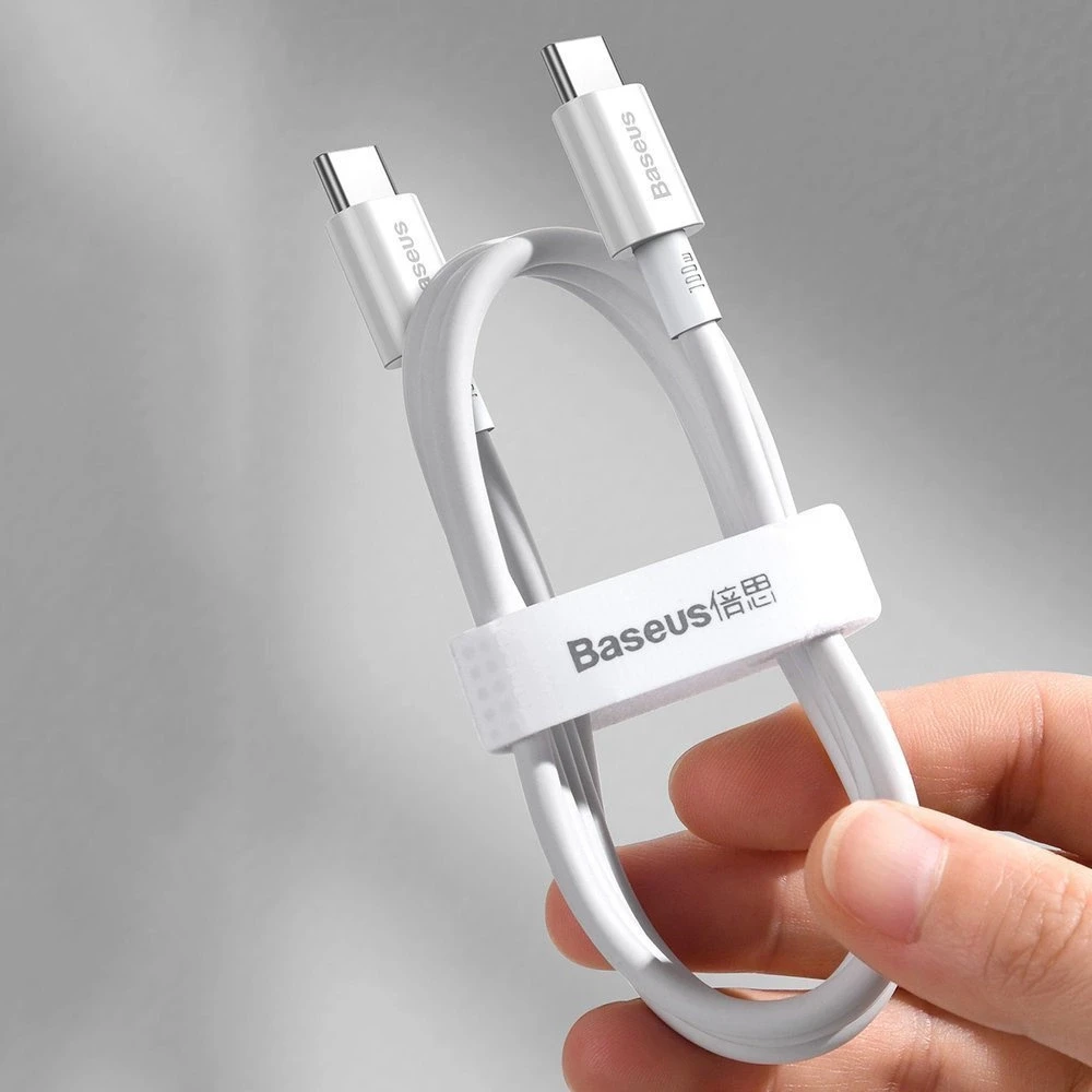 Baseus Superior serijos USB-C - USB-C kabelis 100W 1m juodas