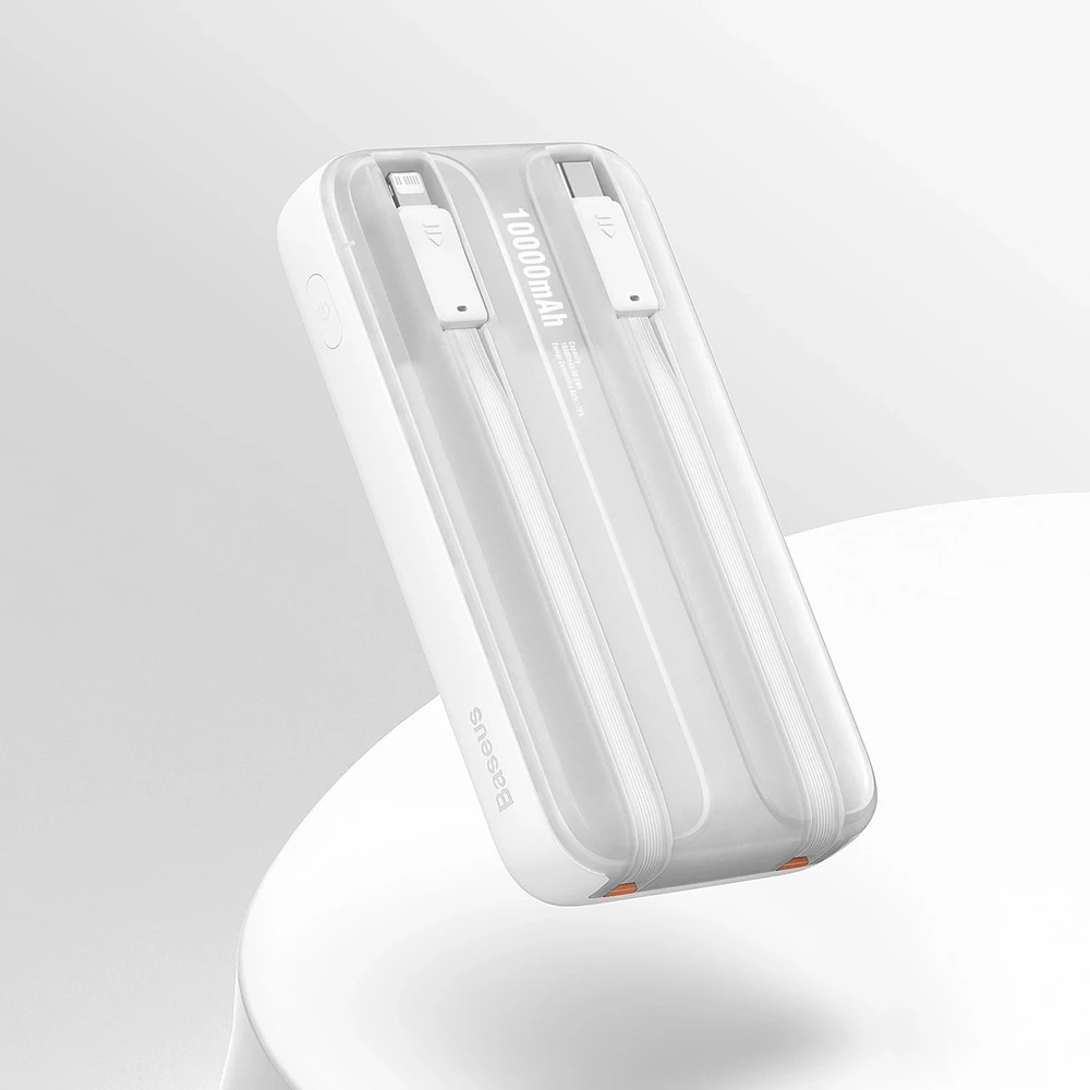 Powerbank Baseus Comet 10000mAh, 22,5W (balta)
