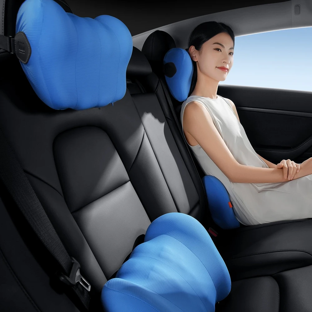 Automobilio aušinimo juosmens Clu Baseus ComfortRide serijos automobilis (mėlynas)